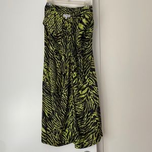 Ganni silk tie midi skirt / dress